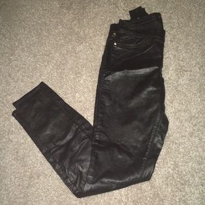 Black Pleather Pants